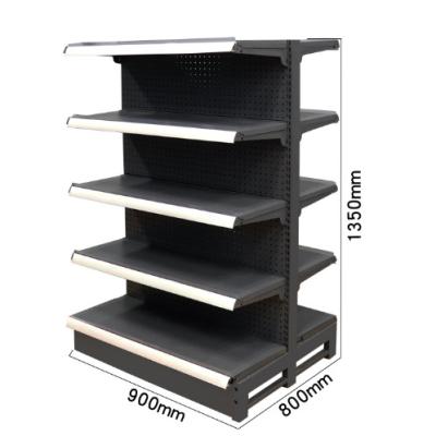 China Supermarket Double Sided High Quality Stand Single Side Racks For Stores Supermarket for sale