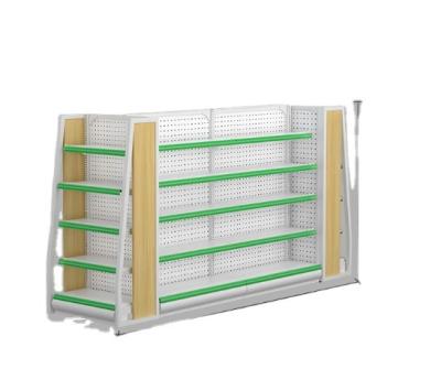 China Modern Used Manufacturer Double Sided Pharmacy Shelves For Pharmacy Shop For Sale for sale