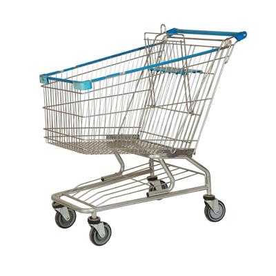 China Durable Used Supermarket Shopping Trolleys For Sale Shop Small Shopping Trolley for sale