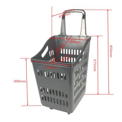 China Eco-friendly Colorful Cheap Supermarket Shopping Trolley Shopping Kids Cart Wheels Shopping Trolleys for sale