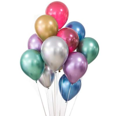 China Wholesale Fashional Partycool Metalizados Globos Birthday Party Decoration Chrome Latex Cheap Party Metallic Balloon - buy for sale