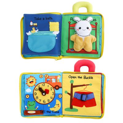 China Kid's Educational Soft Toys Soft Toy Cloth Book Baby Toys DIY Toy Cloth Book Baby Toys Educational Soft Cloth Books For Babies for sale