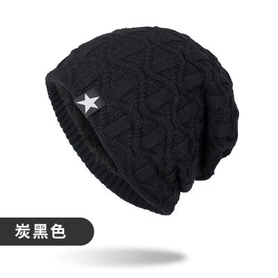 China COMMON Winter Hats For Women Men Beanies Knit Hood In Black Velvet Male Outdoor Ski Stocking Hats Casual Hat for sale