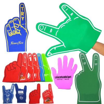 China Match Cheering Customized Footprint Match Cheering Big EVA Foam Hand for sale