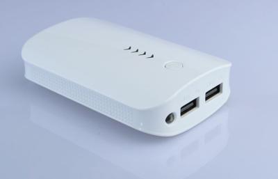 China Universal Portable 8800mah Dual USB Power Bank With White color for sale