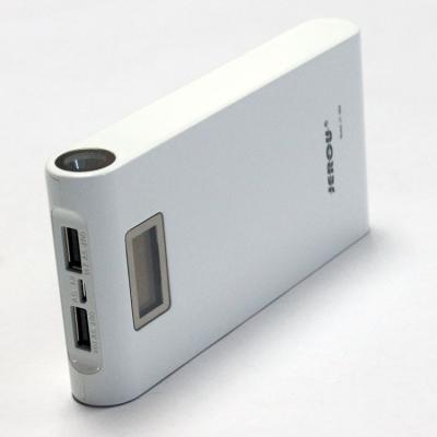 China USB duplo branco 18000mah conduziu a bateria do banco do poder com visualização óptica conduzida à venda