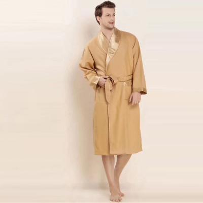 China 2020 New Breathable Long Sleeve Cotton 100% Luxury Bathrobe Elegant Women For Men And Women for sale