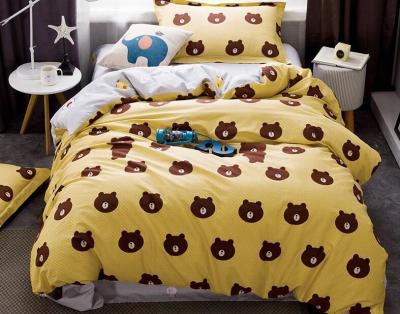 China Disposable Customized Kids Print Bedding For Kids 100% Cotton for sale