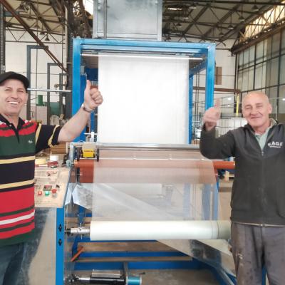 China Coating Specially Design Automatic Bonded Fiberglass Mesh Coating Machine For Fiberglass Mesh for sale