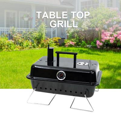 중국 Portable Adjustable Height BBQ Grill Table Charcoal Grills With Chimney 판매용