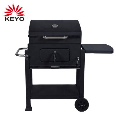 중국 Heavy Duty Adjustable Height 24-Inch Charcoal BBQ Grill and Smoker Backyard Charcoal BBQ Camping BBQ Grills 판매용