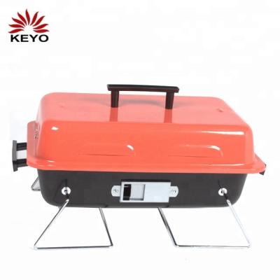 중국 Easily Assembled Square Box BBQ Charcoal Indoor Mini Grills Travel Outdoor Charcoal Barbecues Grill 판매용