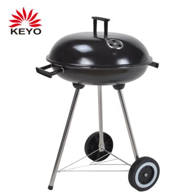 China Hot Sales Outdoor Garden Charcoal Kettle Grills Small Easily Assembled Round Charcoal Grill BBQ Grill for sale