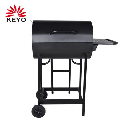 China Small Easily Assembled Outdoor Camping Cart Barrel BBQ Charcoal BBQ Grill for sale