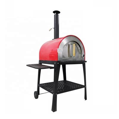 China New Design Restaurant Wood Charcoal Grill Easily Cleaned Burning Pizza Ovens for sale