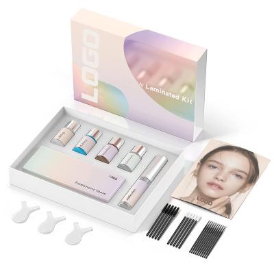 China Private Label Brow Lift Kit Semi-pernament Waterproof Eyebrow Perm Brow Lamination Kit for sale