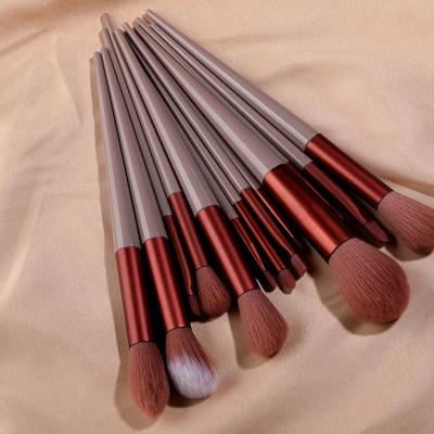 China Primary Cosmetic Moisturizer Lipbalm Brush Makeup Brush For Students 13pcs Premium Cosmetic Brush For Foundation Blush Concealer Eyeshadow Eyebrow for sale