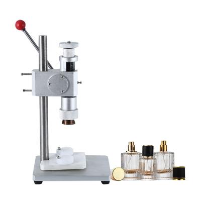 China Suitable for a variety of types of perfume bottle 13/15/18/20 mm perfume collar press perfume bottle crimper machine/perfume bottle closing machine for sale