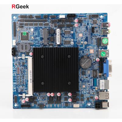 China RGeek j1900 Mini PC Mainboard Intel Mini Itx ATX Motherboard Micro Desktop Motherboard Fanless Mainboard With PCI Express Slot for sale