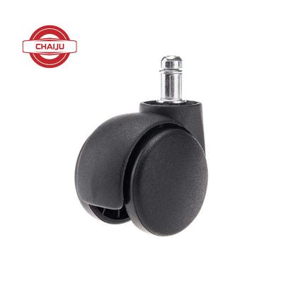 China Contemporary 1.5 Inch 2 Inch Threaded Stem Small Brake Plastic Swivel Caster Wheels For Chair for sale