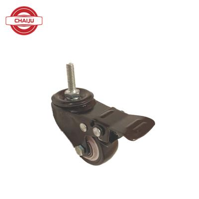 China Contemporary PU 50mm Casters PVC Furniture Material PP Nylon Light Duty Caster Wheels for sale