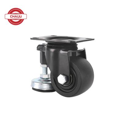 China Contemporary Level Adjustment 40/60/80/100/120F Wheel Leveling Caster With Adjusting Self Leveling Foot Activated Casters for sale