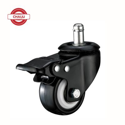 China Contemporary Roller Wheel Casters Office Chair Caster 1 Inch 2Inch 3Inch PVC Caster Wheel for sale