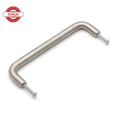 China Contemporary Furniture Hardware 96mm T Bar Drawer Pulls Kitchen Stainless Steel Cabinet Handle for sale