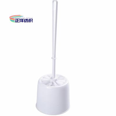 China 12.5cm Handvat Schoonmakende Borstel Microfiber met het Witte Plastic Varkenshaar van de Filtratiekop Te koop