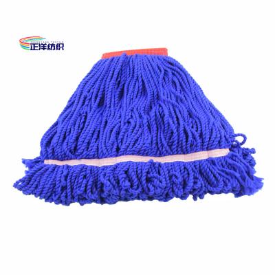 Китай влажный очищая пол конца петли Mop 500oz крупноразмерный голубой очищая пусковую площадку Microfiber влажную продается