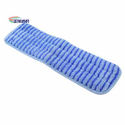 Κίνα Ξηρό Mop μπλε PP Microfiber 18 ίντσας που τρίβει το κεφάλι Mop υψηλής επίδοσης ινών προς πώληση