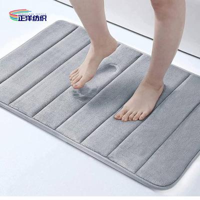 China 24 de Deurtapijt Mats Memory Foam Anti Slip die TPR van 