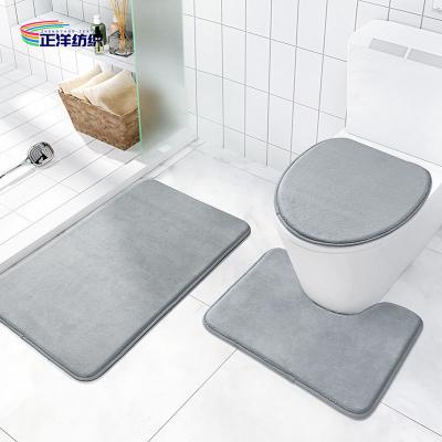 Cina Il piede impermeabile ad alta densità Mat Anti Slip SBR della schiuma 15mm di memoria spuma stuoie di Seat di toilette in vendita