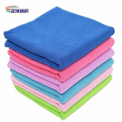 China 40x40cm 300gsm Microfibre macio deu laços na limpeza de superfície lisa do carro de Freefor do risco à venda