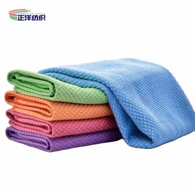 China paño de pulido Terry Cloth Window Glass Cleaning del coche francés brillante de los 30x40cm 280GSM en venta