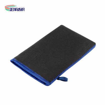 China PU Coating Car Detailing Tools 15x20cm Paint Care Clay Bar Microfiber Polish Applicator Pad for sale