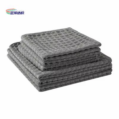 Cina Reusable Cleaning Cloth 40x40cm 300gsm Weave Cloth Microfiber Fancy Porcelain Wipe Rag in vendita