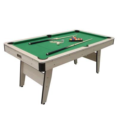 China PVC 6 Foot Pool Snooker Table For Indoor Leisure Use Made By MDF for sale