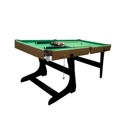 China 6ft Pool Table Foldable High Quality Plastic Snooker Table for sale