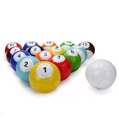 China Snook Ball Game ActEarlier 1 Set Huge 16 Pcs Pool Soccer Pool Football Desktop 2 Size Street Billiard Ball Sea Pike Soccer Ball Game Billiards for sale