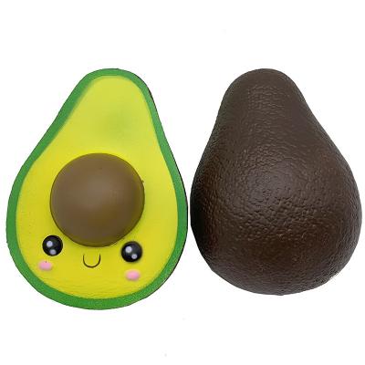 China Simulated Avocado Anti Stress Squishy Toys Fruit Series Slow Rising Relaxing Funny Toy For Adults Baby for sale