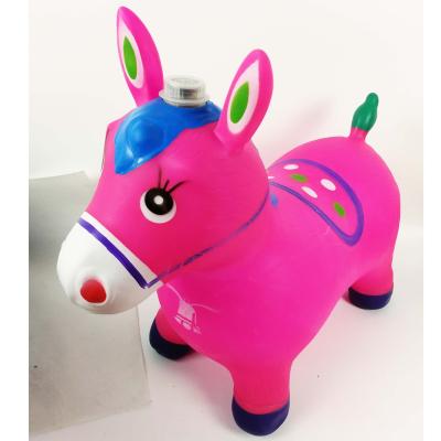 China Animal Shape ActEarlier Kids Ride On Horse Animal Bouncing Jumping Toys With Music for sale