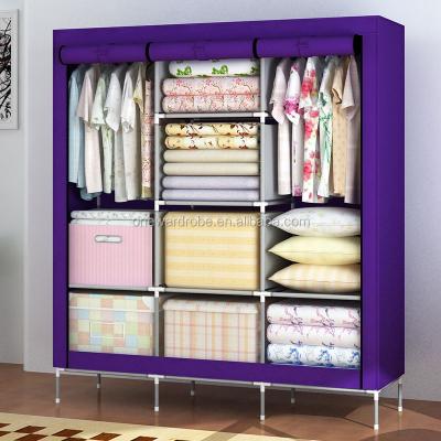 China Wardrobe Huge Size Nonwoven Fabric Wardrobe T-160B for sale