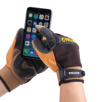 China Comfortable Durable Breathable Mechanical Workout Gloves Outdoor Sports Gloves Touch Screen Finger Hand Full Protection Microfiber for sale