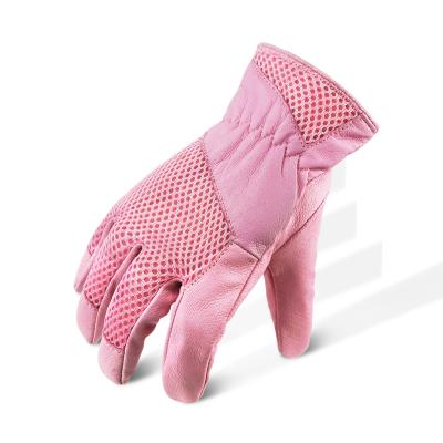 China Comfortable Hot Selling Amazon Flowers Planting Household Cut Resistant Work Garden Leather Gloves For Women for sale