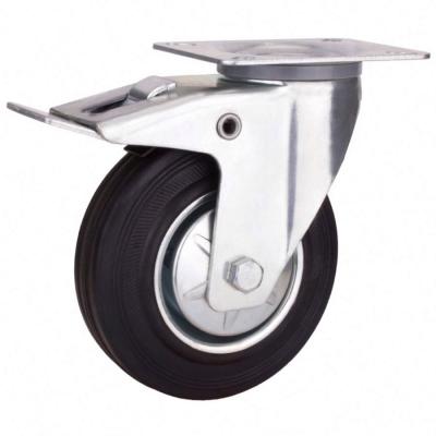 China PIVOT 5Inch 100Mm 125Mm 4 Inch Industrial Trolley Hand Caster Wheel for sale