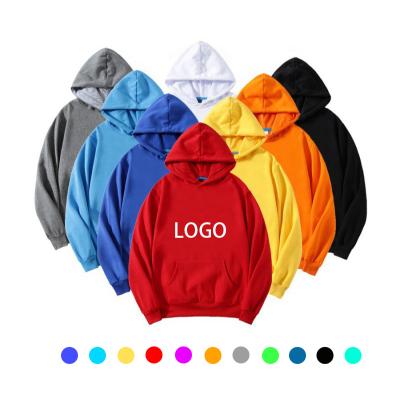 China Custom Wholesale High Quality Anti-wrinkle White Hoodies Men Women Plus Size Hooded Pullover Sweatshirt Plus Size Hoodies for sale