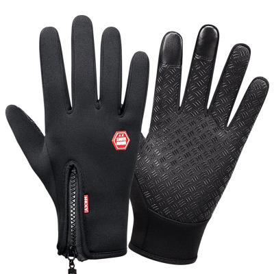 China Eco - Friendly OEM Full Finger Gloves Touch Screen Bike Cycling Gloves for sale