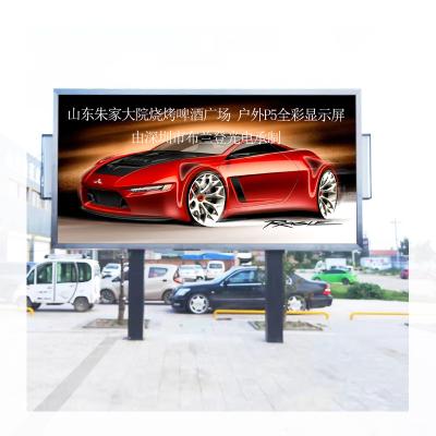 China Outdoor Outdoor LED display p2.5p3P4P5P6P8P10 wall mounted column full-color LED electronic advertising large screen LED screen for sale