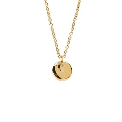 China BOHEMIA Gemnel Fashion Jewelry 18k Gold Plated High Quality Coin Pendant Necklace for sale